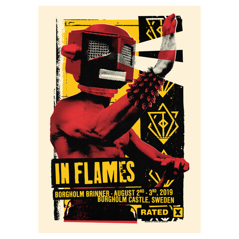 Eye Beam Rated X by In Flames - poster - shop now at In Flames store