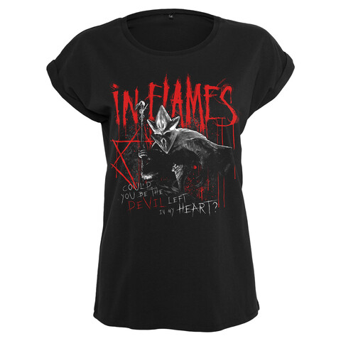 Devil Left In My Heart by In Flames - Girlie Shirt - shop now at In Flames store