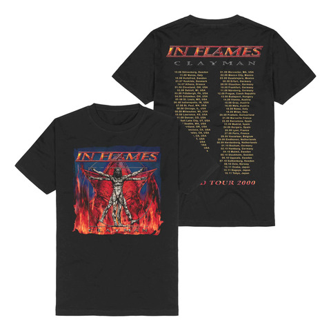 Clayman World Tour 2000 von In Flames - T-Shirt jetzt im In Flames Store