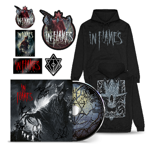 Foregone von In Flames - Signed Digipack CD + Hoodie Bundle jetzt im In Flames Store