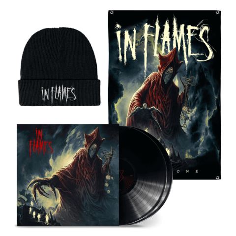 Foregone by In Flames - Black 2LP + Beanie  + Flag Bundle - shop now at In Flames store