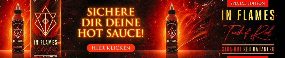 In Flames DE Hot Sauce Banner